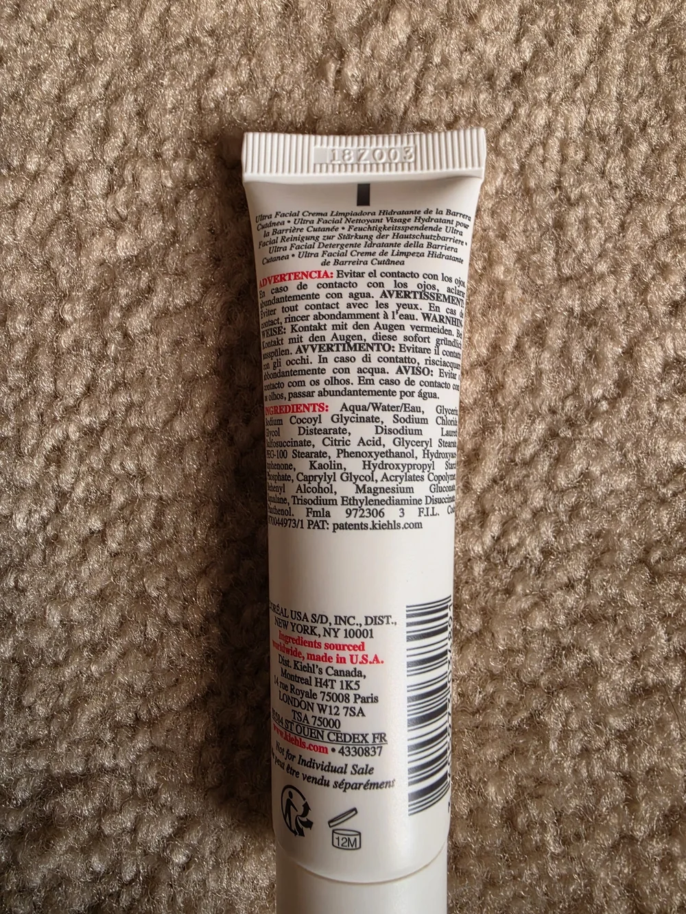 Kiehl's Skincare Duo Travel/Trial Size - Cleanser & Deep Pore Mask $35 NWT